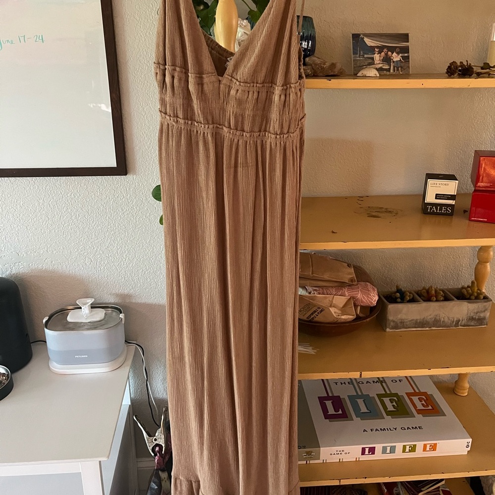 Elegant Tan Dress